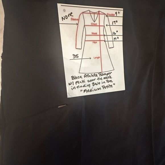 ATHLETA Floral Halter Shelf Bra Summer Sheath Dress Size M Petite - Picture 11 of 11